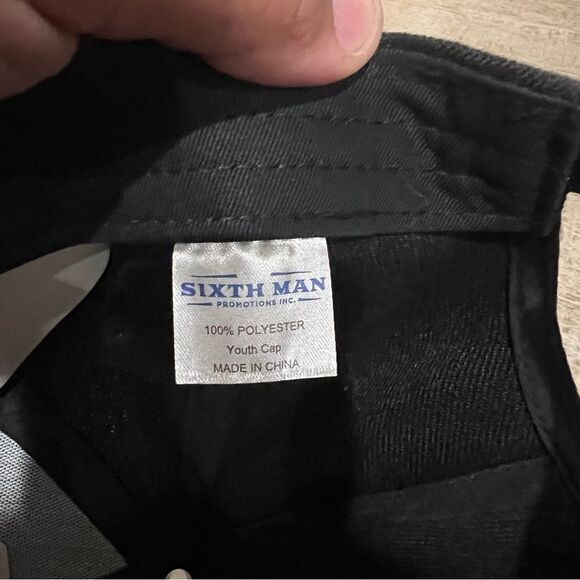 Arizona Diamondbacks Sixth Man Black and Teal Strap Back Hat - Picture 6 of 6